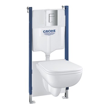 GROHE 39816000 - Komplett WC-set SOLIDO COMPACT 1,13 m, keramik/vit