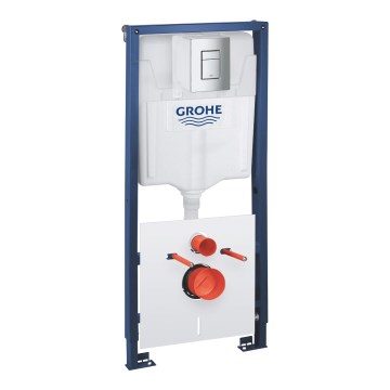 GROHE 39930000 - 4-i-1-set för WC SOLIDO 1,13 m, blank krom