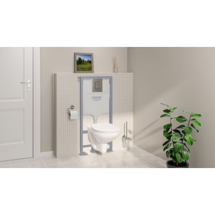 GROHE 39930000 - 4-i-1-set för WC SOLIDO 1,13 m, blank krom