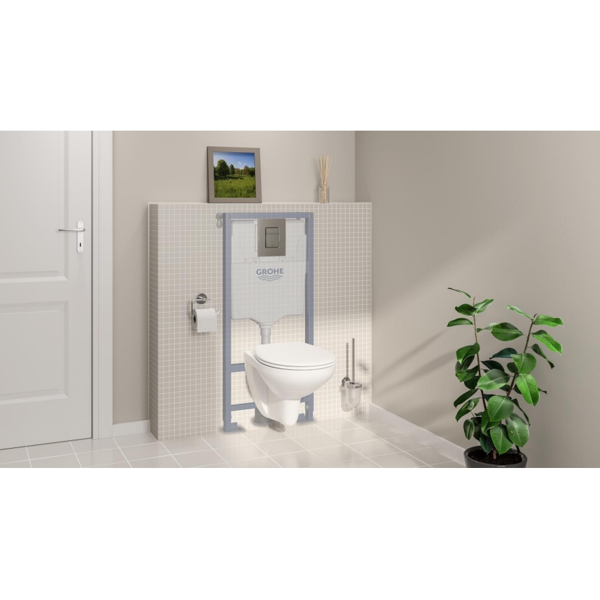 GROHE 39930000 - 4-i-1-set för WC SOLIDO 1,13 m, blank krom