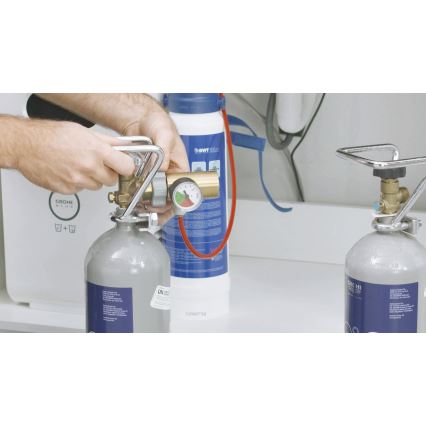 GROHE 40423000 - Startset med 2 kg CO2-flaska för GROHE BLUE