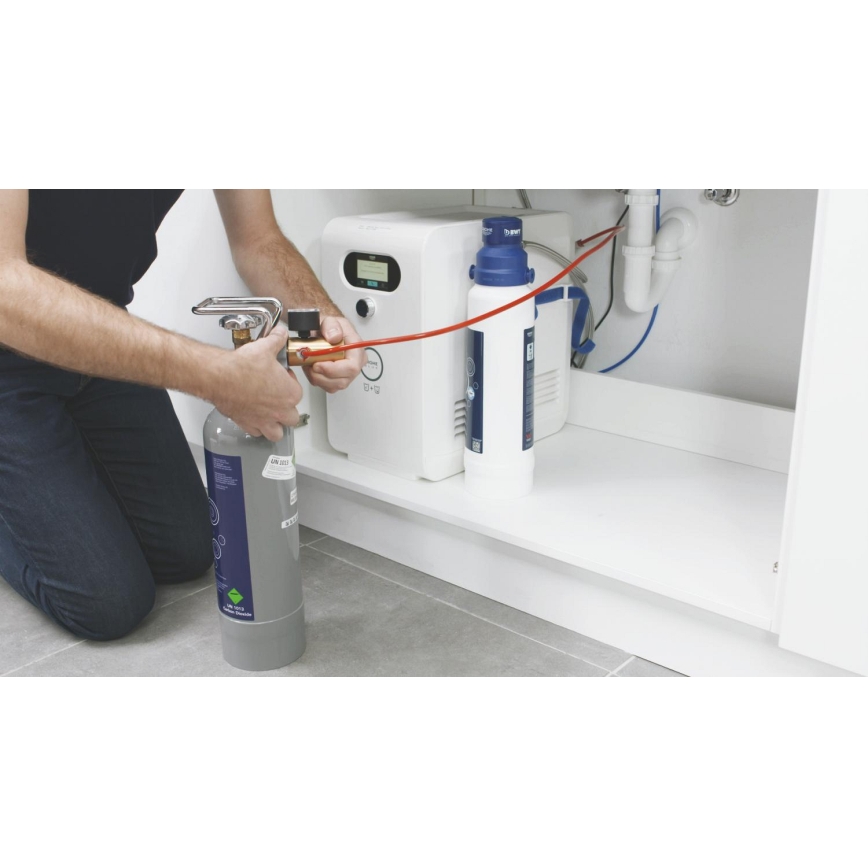 GROHE 40423000 - Startset med 2 kg CO2-flaska för GROHE BLUE