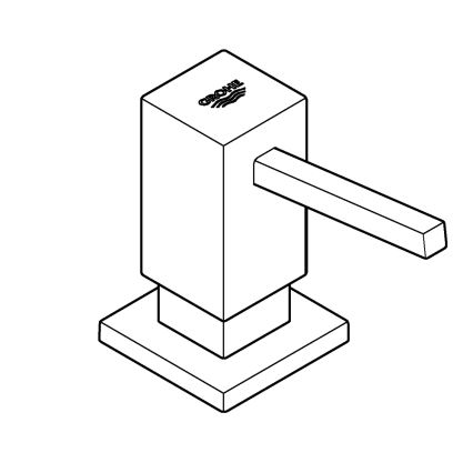 GROHE 40535GN0 - Tvålpump COSMOPOLITAN 500 ml guldfärgad
