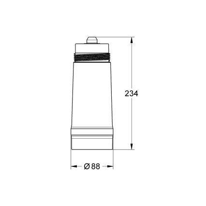 GROHE 40547001 - Ersättningsfilter till GROHE BLUE, vit