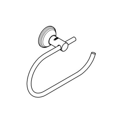 GROHE 40657001 - Toalettpappershållare ESSENTIALS AUTHENTIC polerad krom
