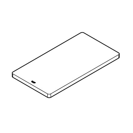 GROHE 40750HV0 - Skärbräda i trä 450 × 240 × 19 mm