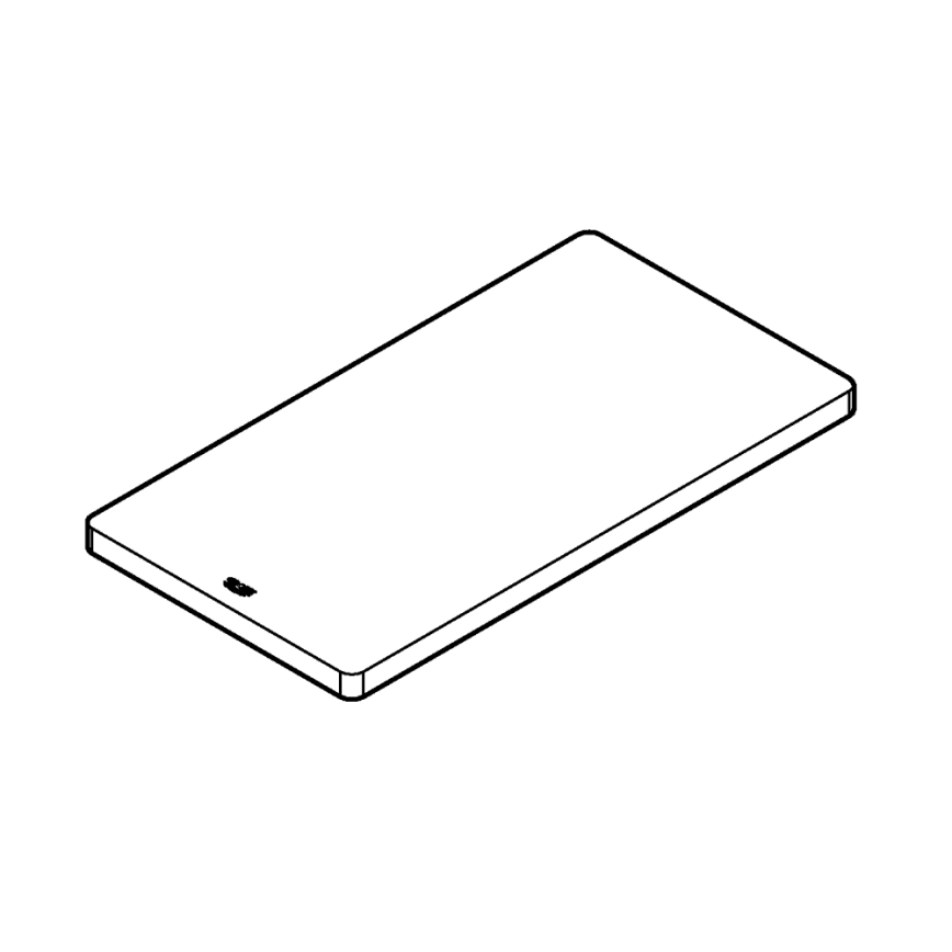 GROHE 40750HV0 - Skärbräda i trä 450 × 240 × 19 mm