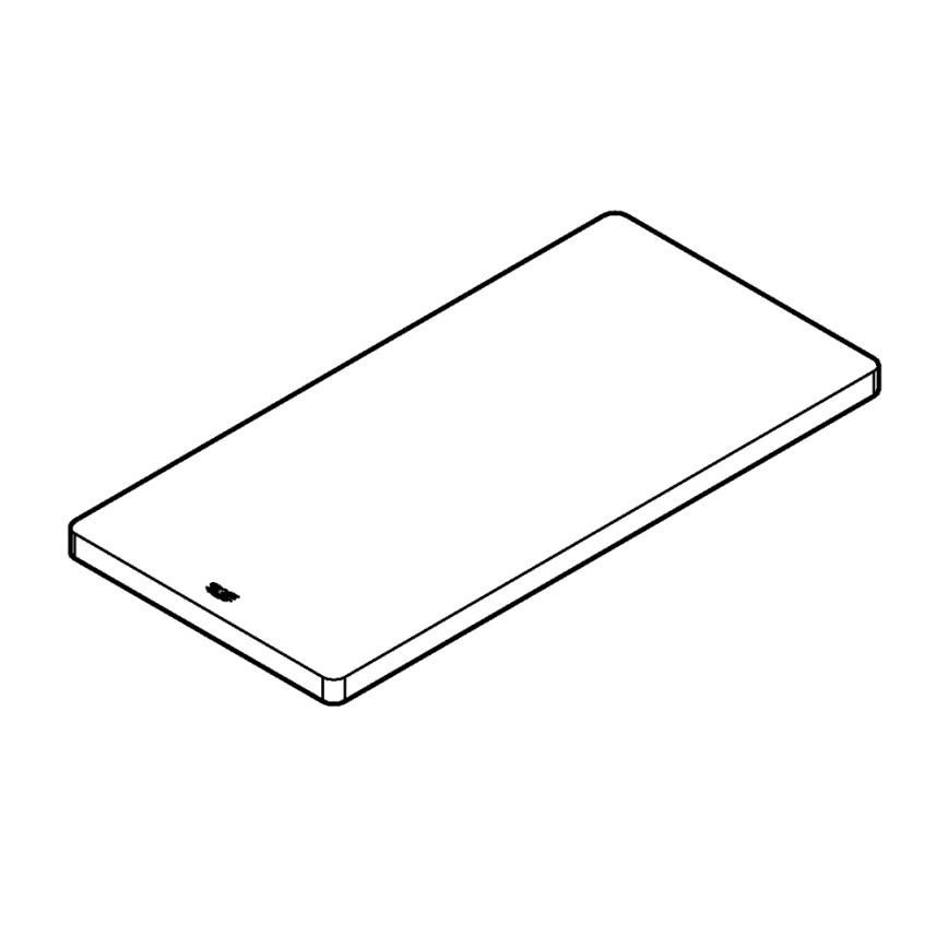 GROHE 40751HV0 - Skärbräda i trä 490 × 240 × 19 mm