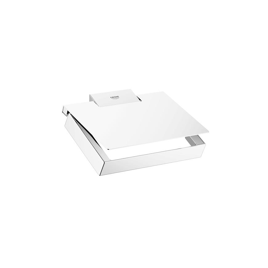 GROHE 40781000 - Toalettrullhållare SELECTION CUBE blank krom