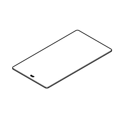 GROHE 40786K00 - Glashylla 450 × 240 × 19 mm svart