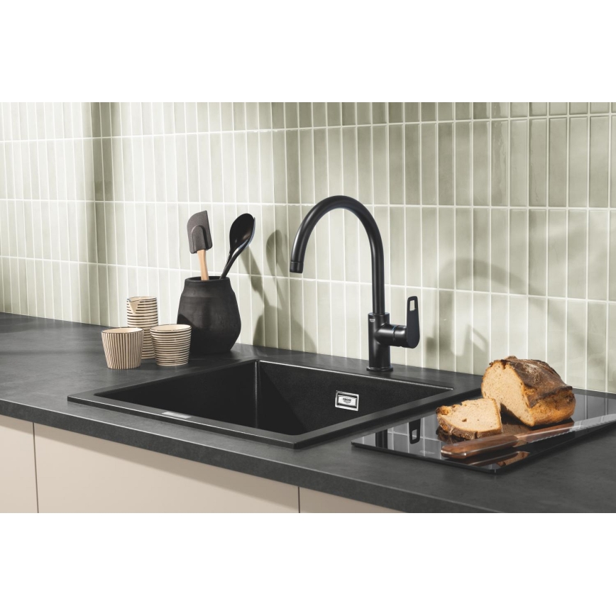 GROHE 40786K00 - Glashylla 450 × 240 × 19 mm svart