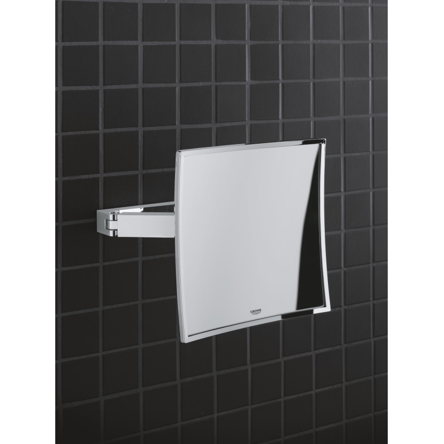 GROHE 40808000 - Kosmetikspegel SELECTION CUBE 22,3 × 22,3 cm polerad krom