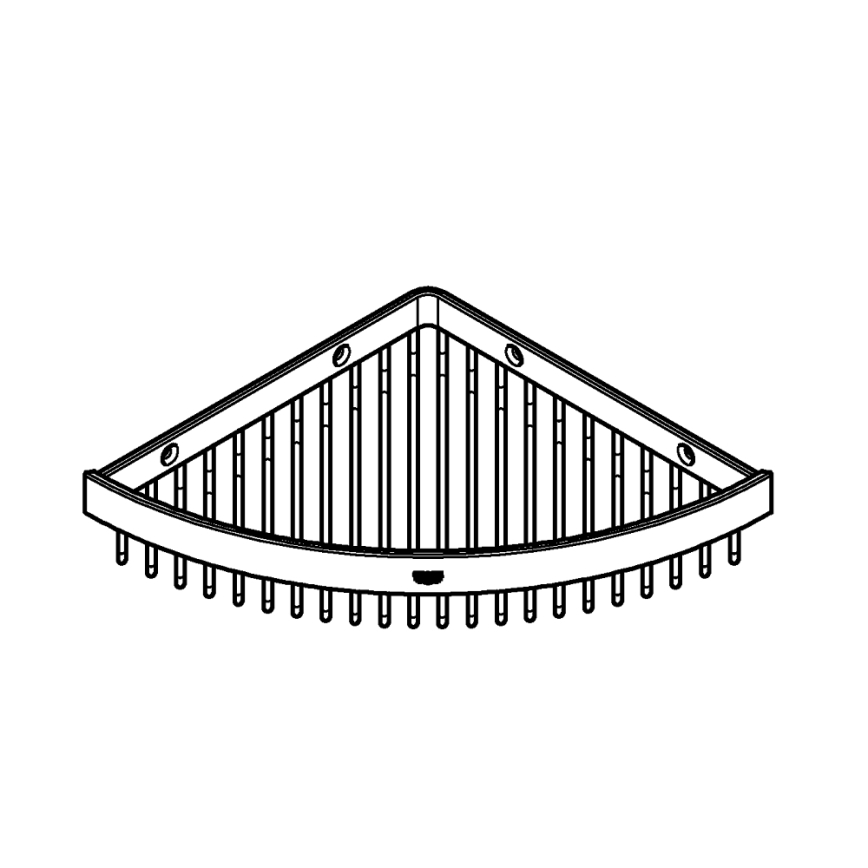 GROHE 40809000 - Trådkorg för tvål SELECTION CUBE 20 × 20 cm, polerat krom