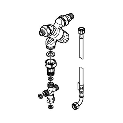 GROHE 40841001 - Blandningsventil RED, polerad krom