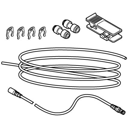 GROHE 40843000 - Förlängningsset BLUE blank krom