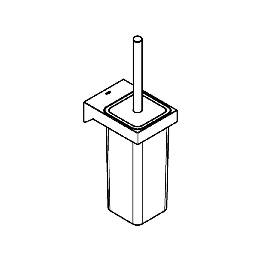 GROHE 40857000 - Toalettrengöringsset SELECTION CUBE, blank krom