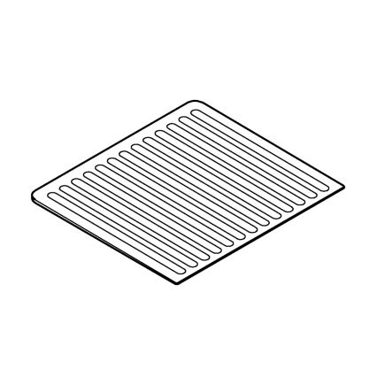 GROHE 40871K00 - Keramisk avrinningsbricka 450 x 400 mm, svart