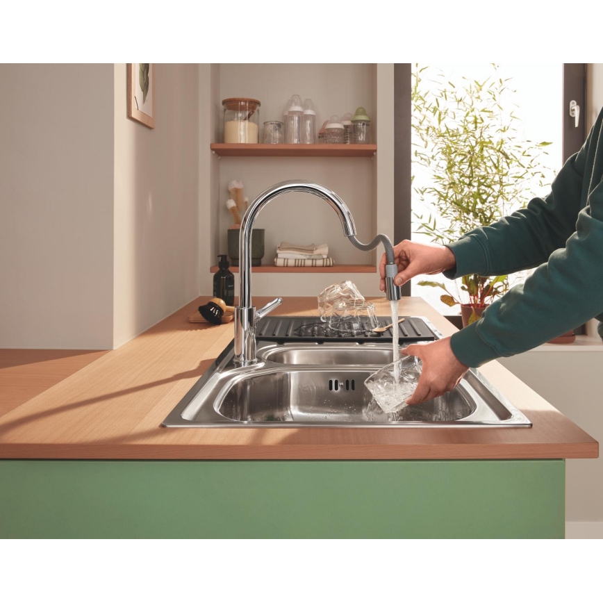 GROHE 40871K00 - Keramisk avrinningsbricka 450 x 400 mm, svart