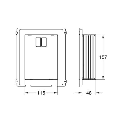 GROHE 40949000 - RAPID inspektionsbrunn