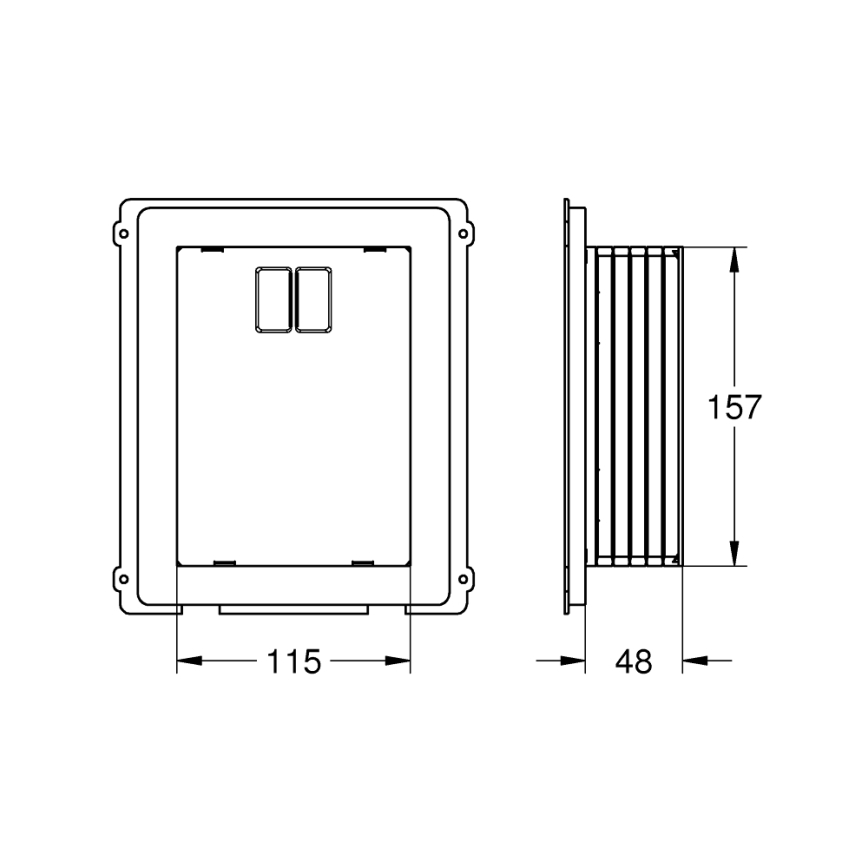 GROHE 40949000 - RAPID inspektionsbrunn