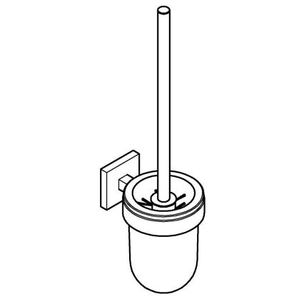 GROHE 40977000 - START CUBE toalettrengöringsset, polerad krom