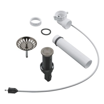 GROHE 40986AL0 - Avloppssats för diskhoar Ø 35 mm grafit