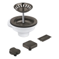 GROHE 40996AL0 - Avloppssats för köksdiskhoar, grafit