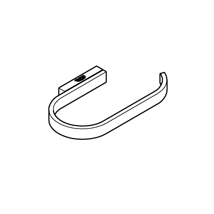 GROHE 41068000 - Toalettpappershållare SELECTION 153 x 85 mm, polerad krom