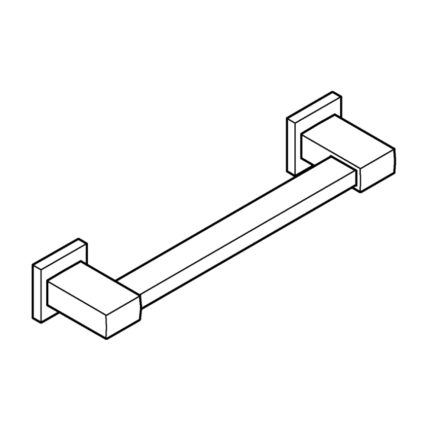 GROHE 41094000 - Badkarsgrepp 354 mm, polerad krom
