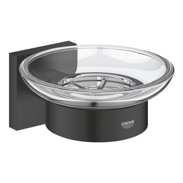 GROHE 410962430 - START CUBE tvålkopp 110 x 56 x 125 mm svart