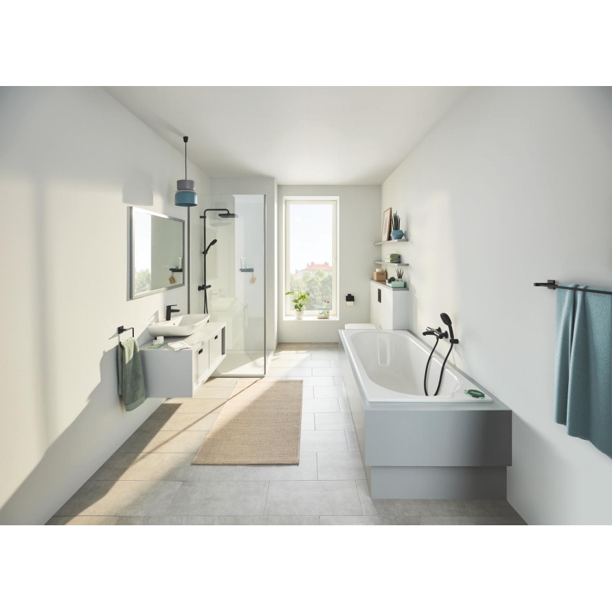 GROHE 411042430 - Tvåarmad handdukshållare START CUBE 654 mm svart