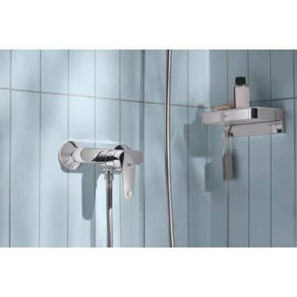 GROHE 41107000 - Duschhylla START CUBE 20 cm, polerad krom