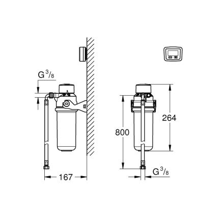 GROHE 41136000 - Aktivt kolfilter BLUE blå
