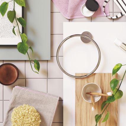 GROHE 41167000 - Handduksring START COSMOPOLITAN, Ø 200 mm, blank krom