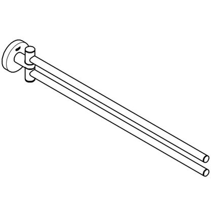 GROHE 41183000 - Handdukshållare START 439 mm blank krom