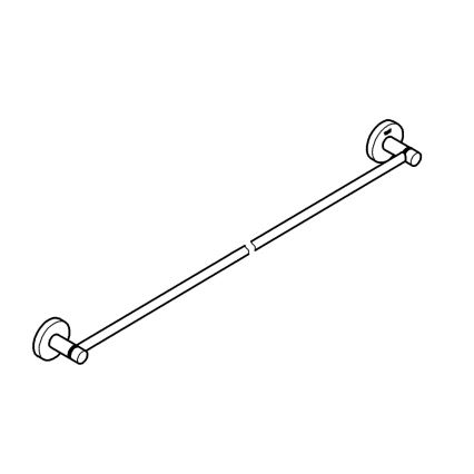 GROHE 41187000 - Handdukshållare START 854 mm blank krom