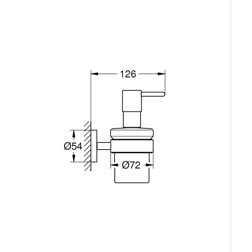 GROHE 411952430 - START tvåldispenser 160 ml svart