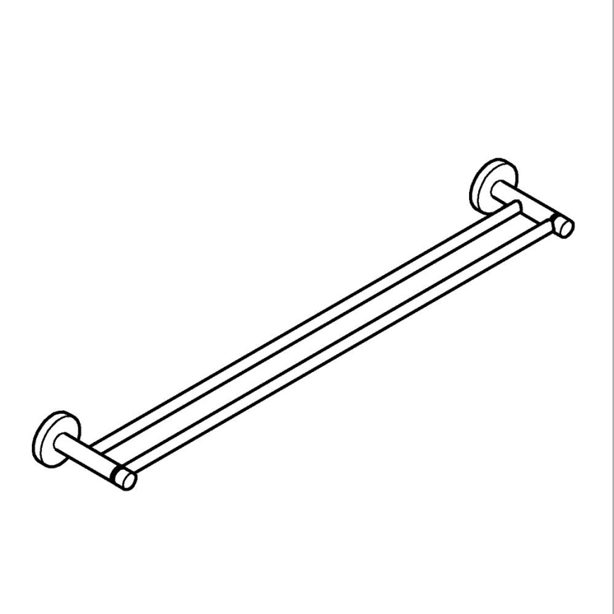 GROHE 41203000 - Tvåarmad handdukshållare START 654 mm polerad krom