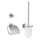 GROHE 41204DC0 - 3-i-1 toalettset START i rostfritt stål