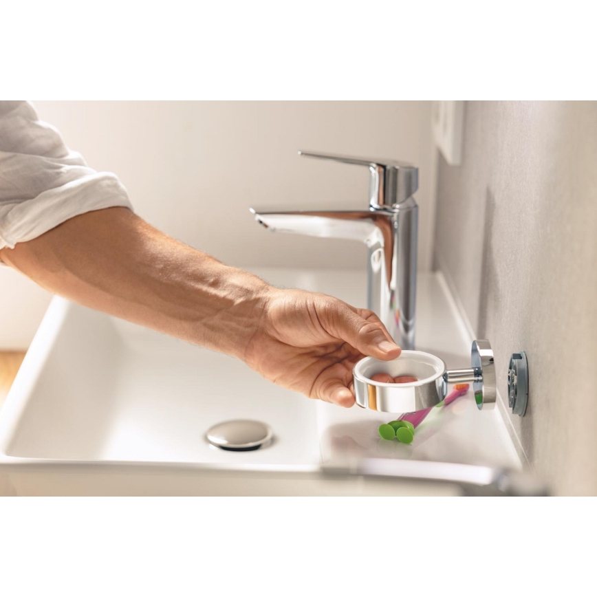 GROHE 41204DC0 - 3-i-1 toalettset START i rostfritt stål