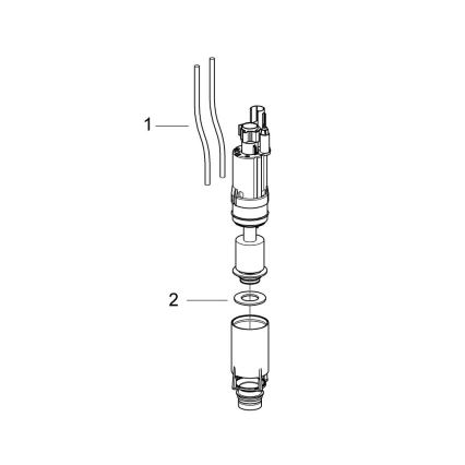 GROHE 42253000 - AV1 bottenventil, polerad krom