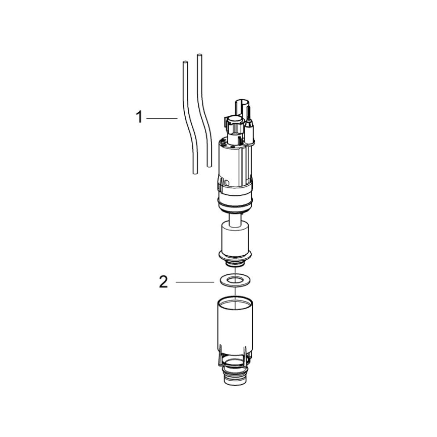 GROHE 42253000 - AV1 bottenventil, polerad krom