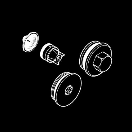 GROHE 47753000 - Backventil i polerad krom