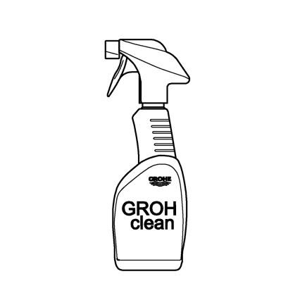 GROHE 48166000 - GROHCLEAN rengöringsmedel 500 ml