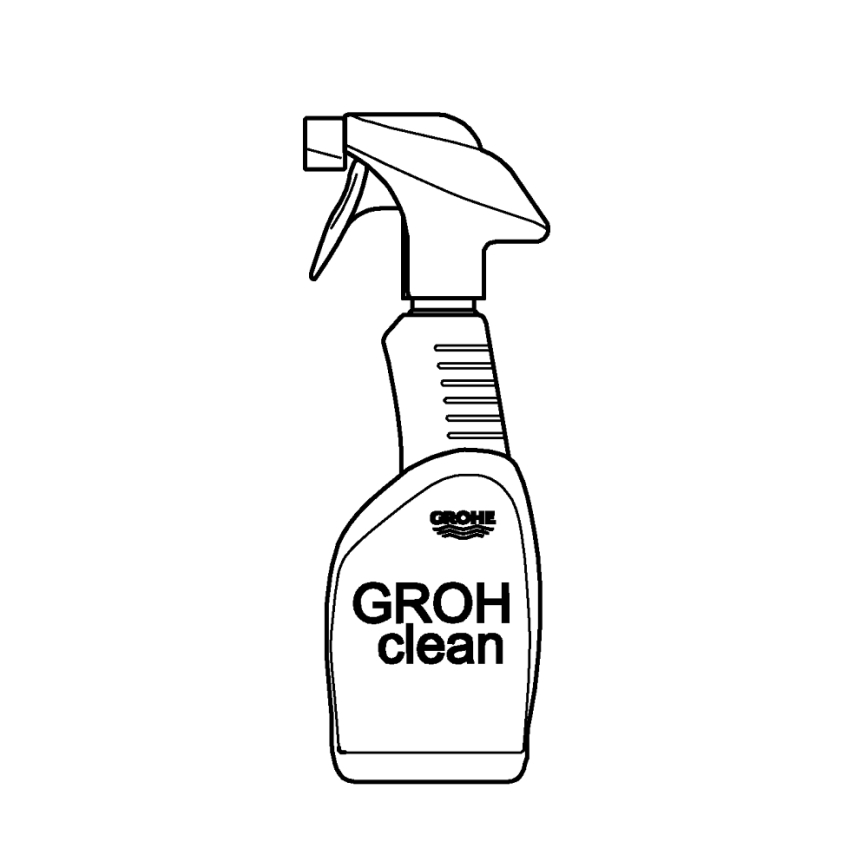 GROHE 48166000 - GROHCLEAN rengöringsmedel 500 ml