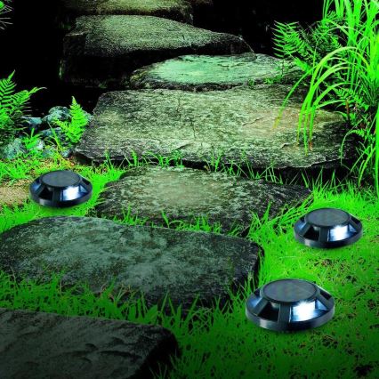 Grundig 12338 - LED Solcellslampa 3xLED/1xAAA 600 mAh
