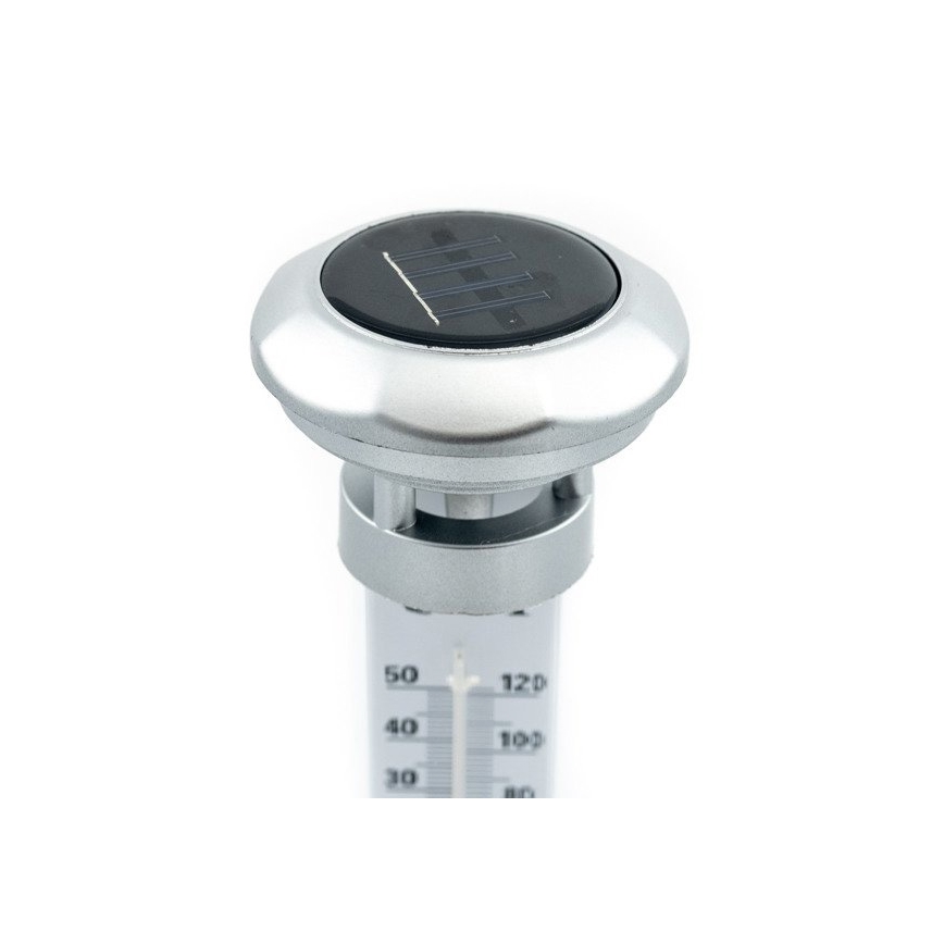 Grundig 89640 - LED-solcellslampa med termometer LED/1,2V 600 mAh IP44