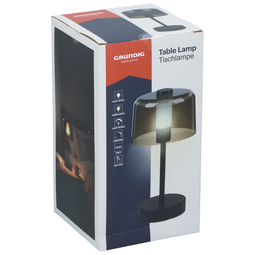 Grundig - Dimmbar beröringskänslig LED-bordslampa LED/5V 800 mAh