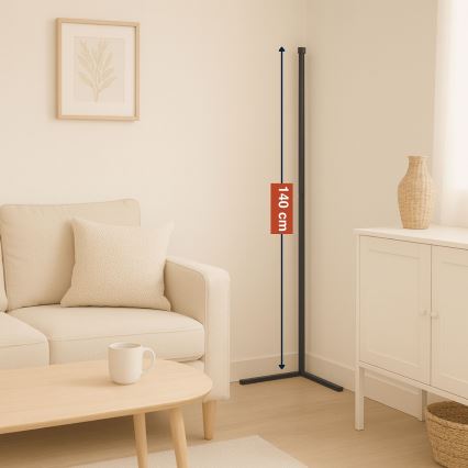 Grundig - dimmbar LED RGBW golvlampa LED/6W/230V + fjärrkontroll