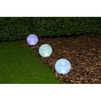 Grundig - KIT 5x LED RGBW  Solcellslampa LED/3,2V IP44